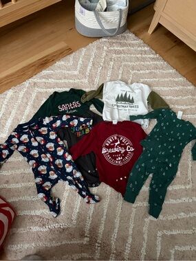 Baby Holiday Bundle - Red, Green, Navy, White